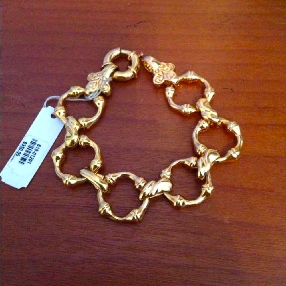 14k gold plated bracelet